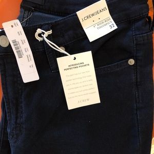J. Crew 9" high-rise jeggings in rinse wash